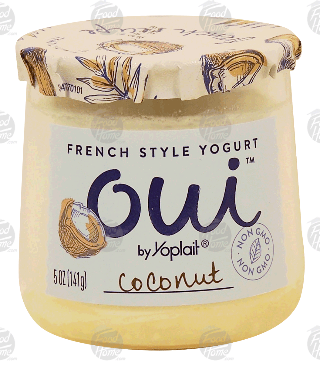 Yoplait Oui coconut french style yogurt Full-Size Picture